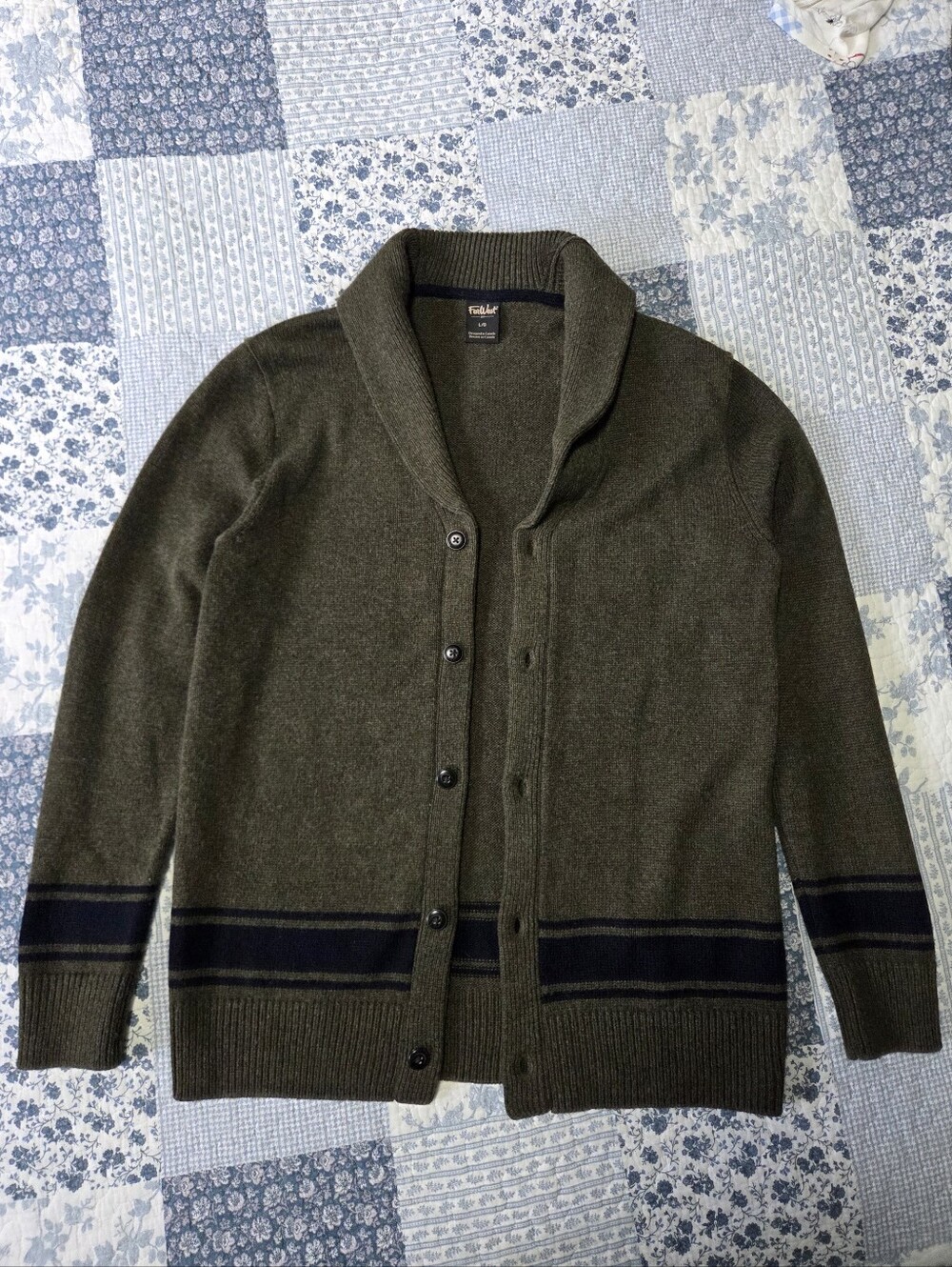 Far West mens knit cardigan